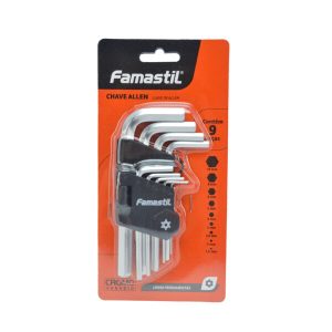 Jogo de Chave Allen 1,5 a 10mm Famastil